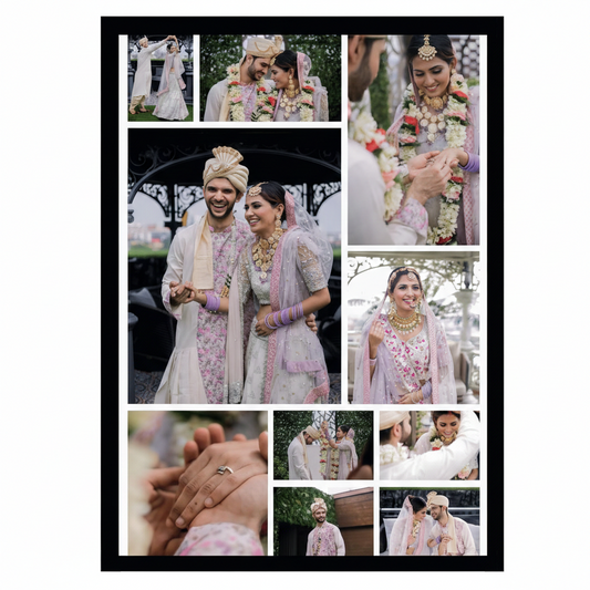 Personalized Wedding Collage Photo Frame With 10 Photo